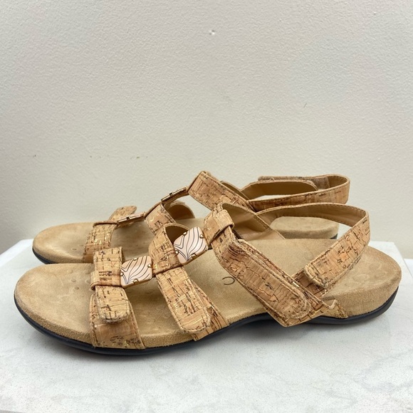 Vionic Amber Cork Sandals Walking Travel Outdoor - Picture 9 of 11